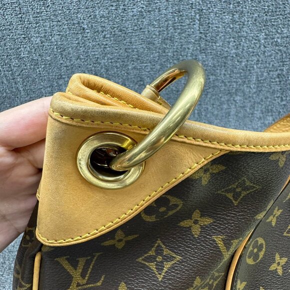 Louis Vuitton Galleria GM Brown Canvas Shoulder Bag 885-081325 - Picture 4 of 16